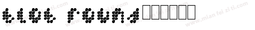 blob round字体转换